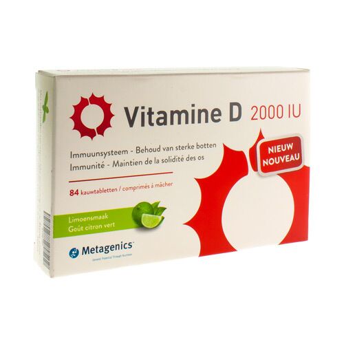 Vitamine D 2000iu Metagenics Tabl 84