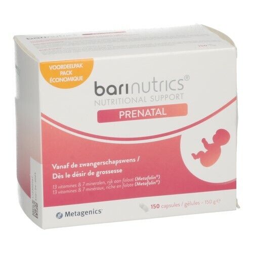 Barinutrics Prenatal Caps 150 Metagenics