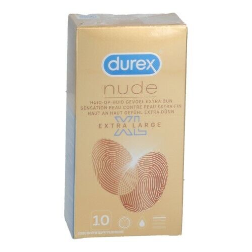 DUREX NUDE XL CONDOMS 10