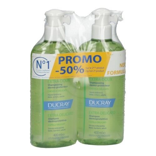 DUCRAY EXTRA DOUX SH 2X400ML
