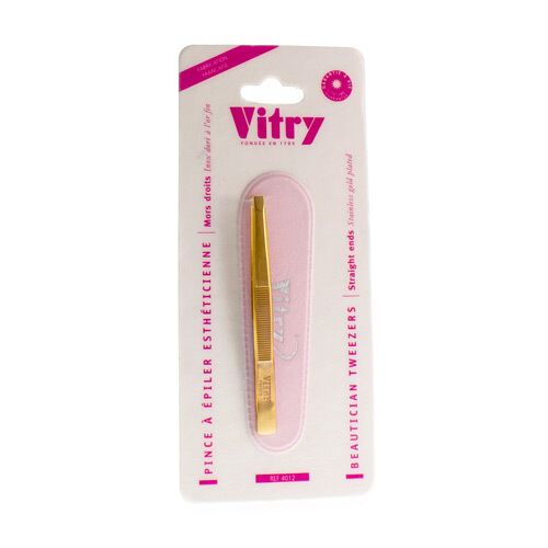 VITRY PRESTIGE EPILEERPINCET RECHT INOX 4012